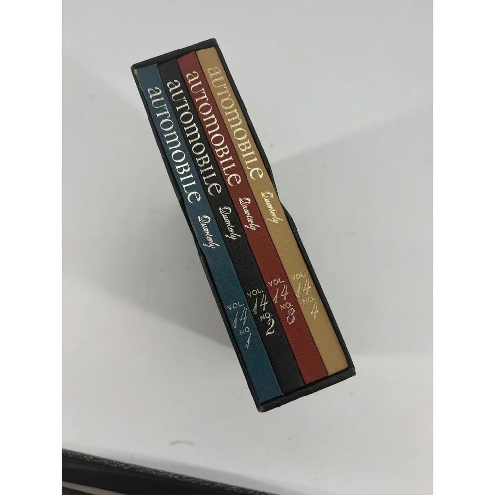 Automobile Quarterly Hardcover Book Set Vol 14 Nos 1-4 Vintage Car History